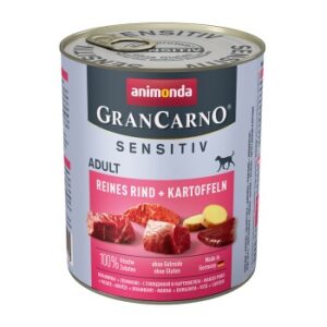 Hundefutter animonda GranCarno Adult Sensitiv Rind & Kartoffel 12×800 g