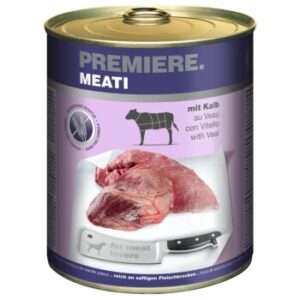 Hundefutter PREMIERE Meati Kalb 12×800 g