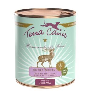 Hundefutter Terra Canis Getreidefrei Adult 6x800g Wild mit Kartoffeln, Apfel & Preiselbeeren