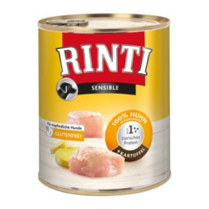 Hundefutter RINTI Sensible Huhn & Kartoffel 12×800 g