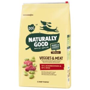 Hundefutter Naturally Good Veggies & Meat Ackerbohne & Rind Adult 4 kg