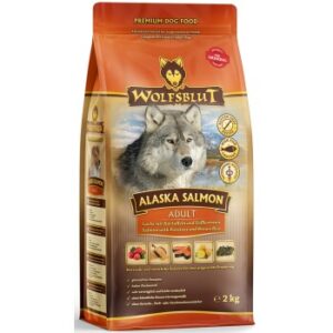 Hundefutter WOLFSBLUT Adult Alaska, mit Lachs und Kartoffel 2 kg