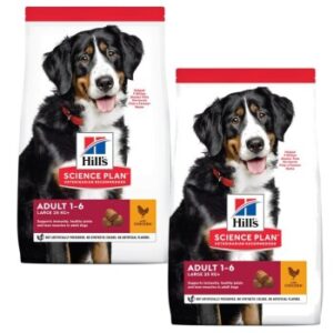 Hundefutter Hill’s Science Plan Adult Large Breed Geflügel 2×14 kg