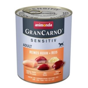 Hundefutter animonda GranCarno Adult Sensitiv Huhn & Reis 12×800 g