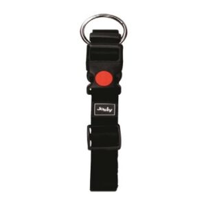 Halsbänder & Geschirre Josty Nylonhalsband mit Safety Click 45-65cm/25mm schwarz