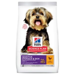 Hundefutter Hill’s Science Sensitive & Skin für kleine Hunde 1.5 kg