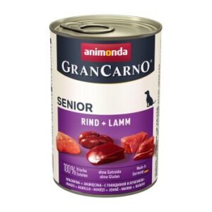 Hundefutter animonda GranCarno Original Senior Rind & Lamm 12×400 g