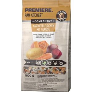 Hundefutter PREMIERE RAW KITCHEN Kartoffelflocken mit Gemüse 1.5 kg