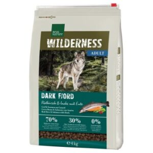 Hundefutter REAL NATURE WILDERNESS Dark Fjord Rothirsch, Lachs & Ente 4 kg