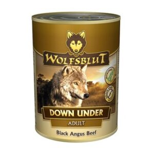 Hundefutter WOLFSBLUT Adult Down Under – Black Angus Beef mit Kartoffeln – 6x395g