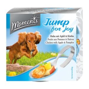 Hundefutter MOMENTS Hund Jump for joy (Huhn mit Apfel & Kürbis) 10x125g