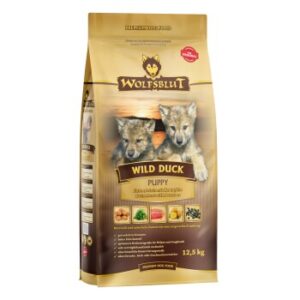 Hundefutter WOLFSBLUT Puppy Wild Duck Entenfleisch mit Kartoffel 12.5 kg