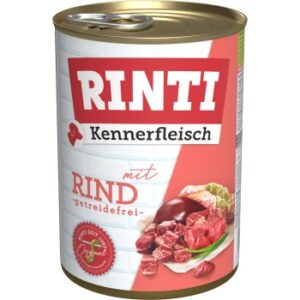 Hundefutter RINTI Kennerfleisch Rind 24×400 g