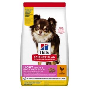 Hundefutter Hill’s Science Plan Small & Miniature Light Adult 1+, Huhn 2×6 kg