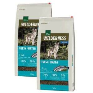 Hundefutter REAL NATURE WILDERNESS Fresh Water Adult Fisch 2×12 kg