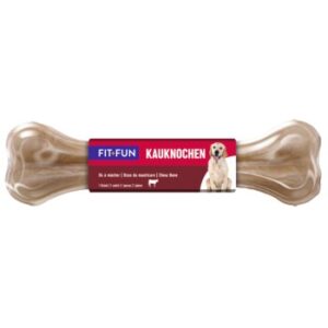 Hundefutter FIT+FUN Kauknochen gepresst 1 Stück, 21 cm