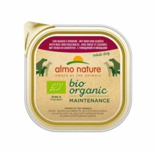 Hundefutter Almo nature Bio Organic Rind & Gem?se 9x300g