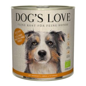 Hundefutter DOG’S LOVE BIO 6x800g Pute mit Amaranth & K?rbis