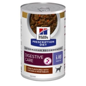 Hundefutter Hill’s Prescription Diet Digestive Care i/d Low Fat Ragout mit Huhn und Gemüse 12x354g