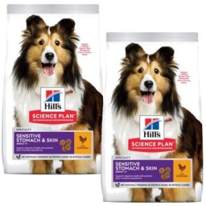 Hundefutter Hill’s Science Plan Sensitive Stomach & Skin 2×14 kg