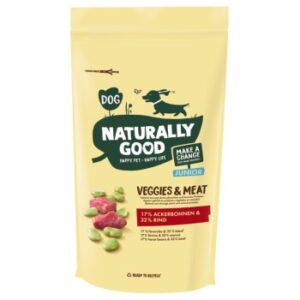 Hundefutter Naturally Good Junior Veggies & Meat Ackerbohne & Rind 1 kg