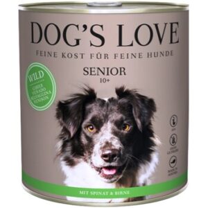 Hundefutter DOG’S LOVE Senior 6x800g Wild und Spinat 6×800 g