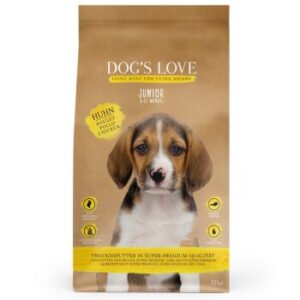 Hundefutter DOG’S LOVE Junior Lachs und Huhn 12 kg