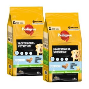 Hundefutter Pedigree Professional Nutrition Junior mit Gefl?gel und Gem?se 2×12 kg