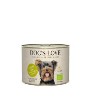 Hundefutter DOG’S LOVE BIO 6x200g Huhn mit Buchweizen & Sellerie