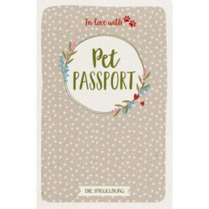 Leinen Coppenrath Pet Passport Hülle