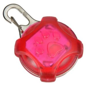 Hundebedarf AniOne LED-Blinkanhänger pink