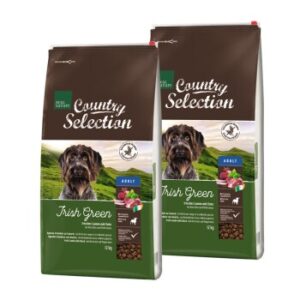 Hundefutter REAL NATURE Country Selection Adult Irish Green Irisches Lamm mit Ente 2×12 kg