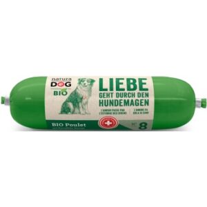 Hundefutter naturaDog Wurst Huhn mit Kartoffel 20×400 g