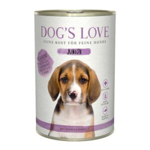 Hundefutter DOG’S LOVE Junior Lamm mit K?rbis 6×400 g