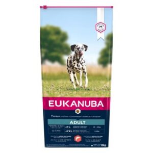 Hundefutter EUKANUBA mit Lachs & Gerste für große Rassen 12 kg