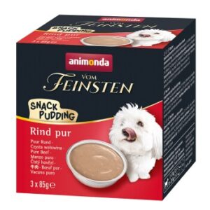 Hundefutter animonda Vom Feinsten Snack-Pudding Rind pur