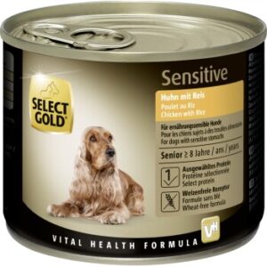 Hundefutter SELECT GOLD Sensitive Senior 6x200g