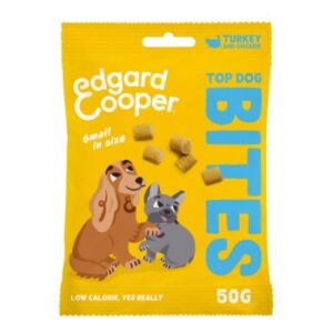 Hundefutter Edgard & Cooper Bites Truthahn & Huhn 50 g