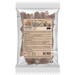 Hundefutter DeliBest Origin Schweineohren 500g