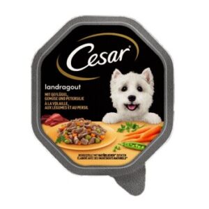 Hundefutter Cesar Landragout 14x150g Geflügel & Gemüse