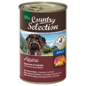 Hundefutter REAL NATURE Country Selection Adult 6x400g Alpine mit Alpenrind & Truthahn