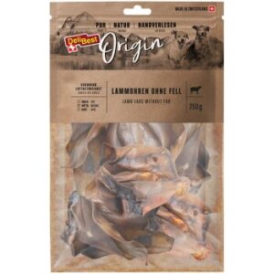 Hundefutter DeliBest Origin Lammohren ohne Fell 250g