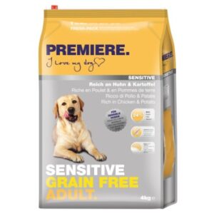 Hundefutter PREMIERE Sensitive Grain Free Adult Huhn 4 kg