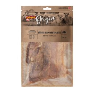 Hundefutter DeliBest Origin Büffel Kopfhautplatte 180g