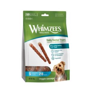 Hundefutter WHIMZEES Zahnpflegesnacks Veggie Sausage S