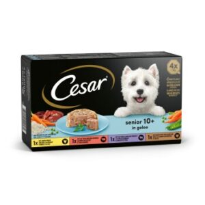 Hundefutter Cesar Senior Vital 10+ 4x150g