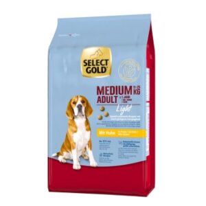 Hundefutter SELECT GOLD Light Medium Adult Huhn 4 kg