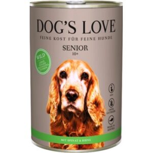 Hundefutter DOG’S LOVE Senior 6x800g Wild und Spinat 6×400 g