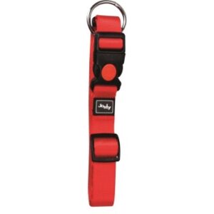 Halsbänder & Geschirre Josty Nylonhalsband mit Safety Click 40-55cm/20mm rot