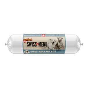 Hundefutter DeliBest Swiss Menu Pferd mit Reis 10x400g – Hochwertige Hundenahrung für gesunde Ernährung